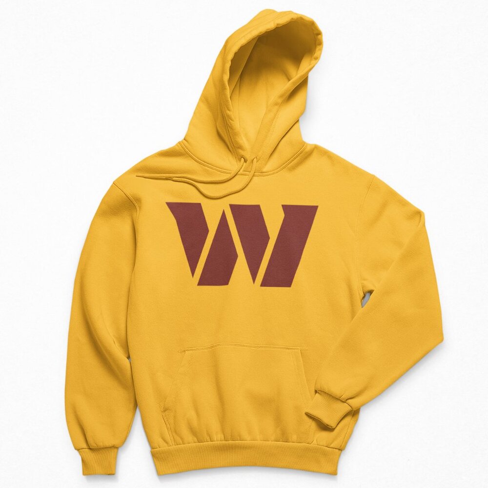 NEW Washington Commanders Team Color Pop W Fleece Pullover Hoodie GOLDEN YELLOW